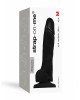 Реалістичний фалоімітатор Strap-On-Me SOFT REALISTIC DILDO Black - Size M