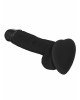 Реалістичний фалоімітатор Strap-On-Me SOFT REALISTIC DILDO Black - Size M