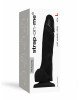 Реалістичний фалоімітатор Strap-On-Me SOFT REALISTIC DILDO Black - Size L Реалістичний фалоімітатор Strap-On-Me SOFT REALISTIC DILDO Black - Size L
