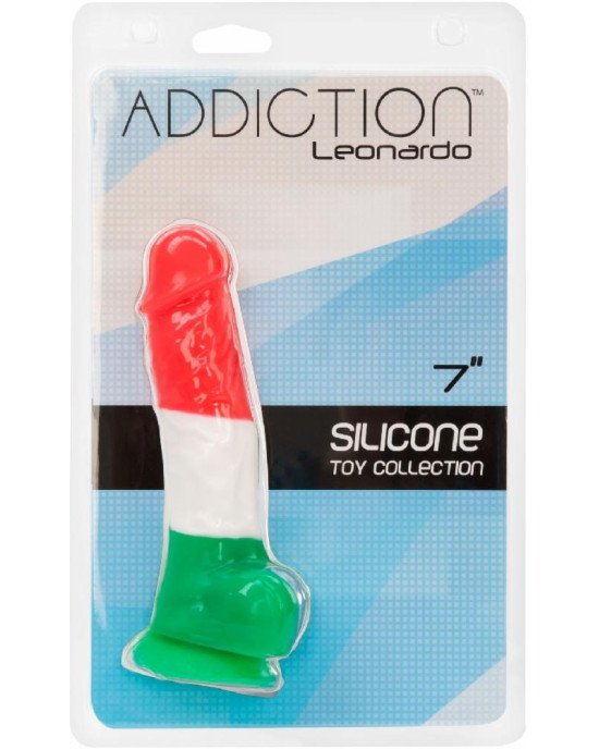 Кольоровий фалоімітатор ADDICTION - LEONARDO - 7 Кольоровий фалоімітатор ADDICTION - LEONARDO - 7