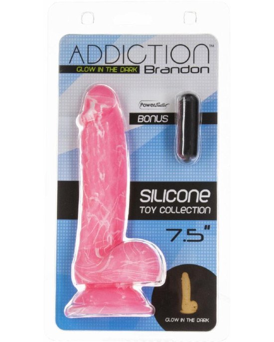 Фалоімітатор, що світиться у темряві, ADDICTION - BRANDON - 7.5 Фалоімітатор, що світиться у темряві, ADDICTION - BRANDON - 7.5