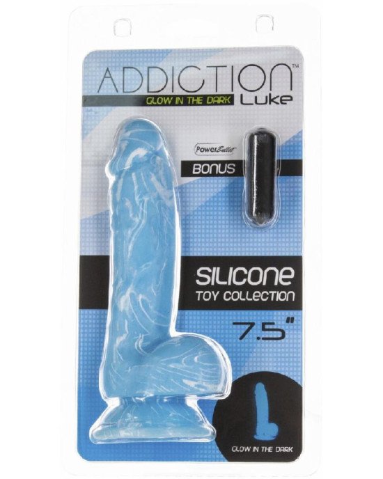 Фалоімітатор, що світиться у темряві, ADDICTION - LUKE - 7.5 Фалоімітатор, що світиться у темряві, ADDICTION - LUKE - 7.5