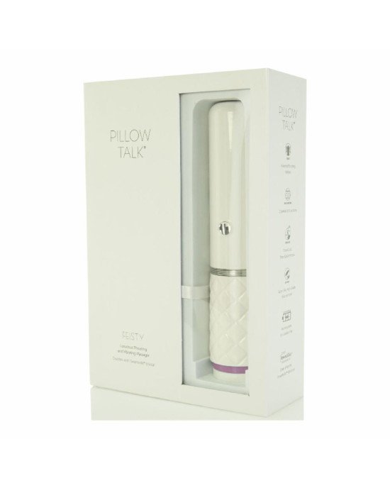 Розкішний вібратор-пульсатор з присоскою Pillow Talk - Feisty Thrusting Vibrator Pink Розкішний вібратор-пульсатор з присоскою Pillow Talk - Feisty Thrusting Vibrator Pink