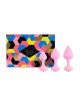 Набір силіконових анальних пробок FeelzToys - Bibi Butt Plug Set 3 pcs Pink Набір силіконових анальних пробок FeelzToys - Bibi Butt Plug Set 3 pcs Pink