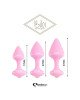 Набір силіконових анальних пробок FeelzToys - Bibi Butt Plug Set 3 pcs Pink Набір силіконових анальних пробок FeelzToys - Bibi Butt Plug Set 3 pcs Pink