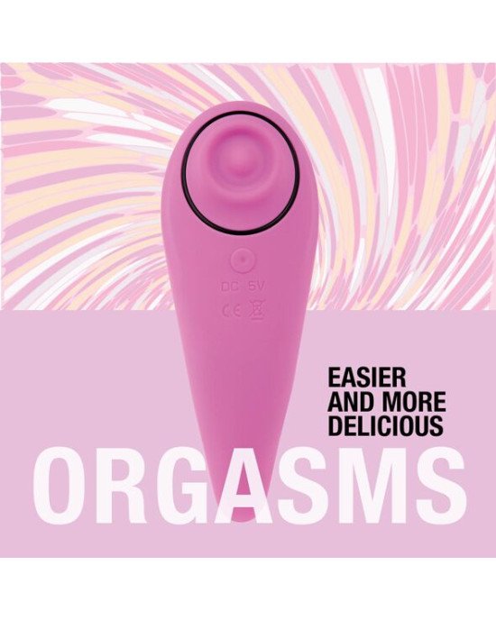 Пульсатор для клітора плюс вібратор FeelzToys - FemmeGasm Tapping & Tickling Vibrator Pink