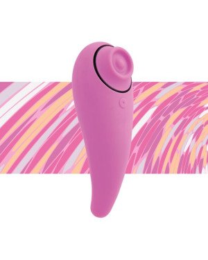 Пульсатор для клітора плюс вібратор FeelzToys - FemmeGasm Tapping & Tickling Vibrator Pink