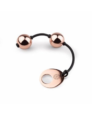 Металеві вагінальні кульки Rosy Gold — Nouveau Kegel Balls, вага 376 г, діаметр 2,8 см Металеві вагінальні кульки Rosy Gold — Nouveau Kegel Balls, вага 376 г, діаметр 2,8 см