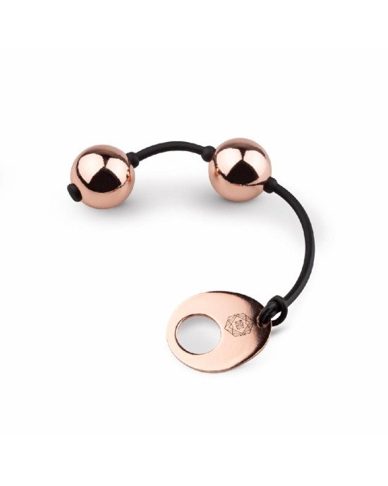 Металеві вагінальні кульки Rosy Gold — Nouveau Kegel Balls, вага 376 г, діаметр 2,8 см Металеві вагінальні кульки Rosy Gold — Nouveau Kegel Balls, вага 376 г, діаметр 2,8 см