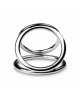 Потрійне ерекційне кільце Sinner Gear Unbendable – Triad Chamber Metal Cock and Ball Ring – Large Потрійне ерекційне кільце Sinner Gear Unbendable – Triad Chamber Metal Cock and Ball Ring – Large