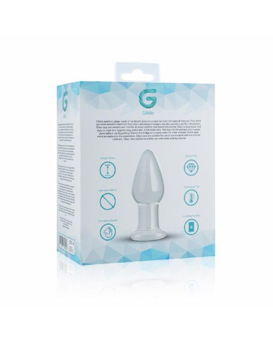 Скляна анальна пробка Gildo Glass Buttplug No. 24 Скляна анальна пробка Gildo Glass Buttplug No. 24