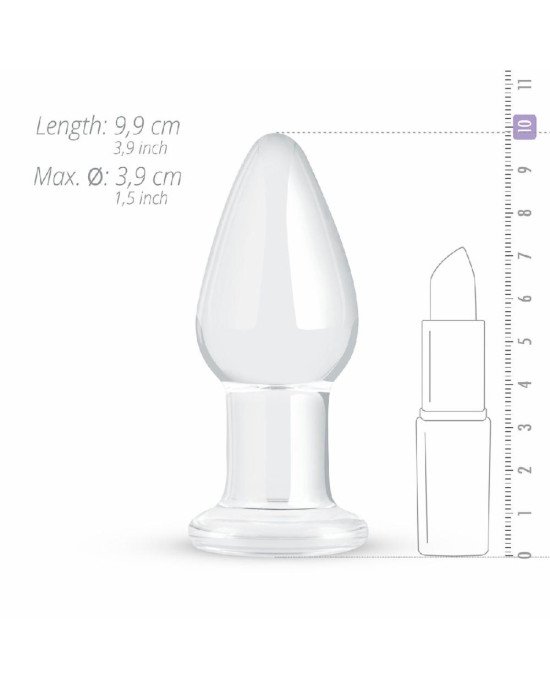 Скляна анальна пробка Gildo Glass Buttplug No. 24 Скляна анальна пробка Gildo Glass Buttplug No. 24