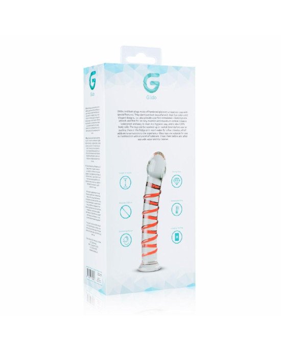 Скляний ділдо Gildo Glass Dildo No.15 Скляний ділдо Gildo Glass Dildo No.15