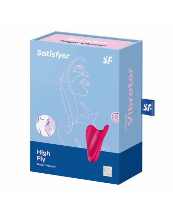 Вібратор на палець Satisfyer High Fly Red Вібратор на палець Satisfyer High Fly Red