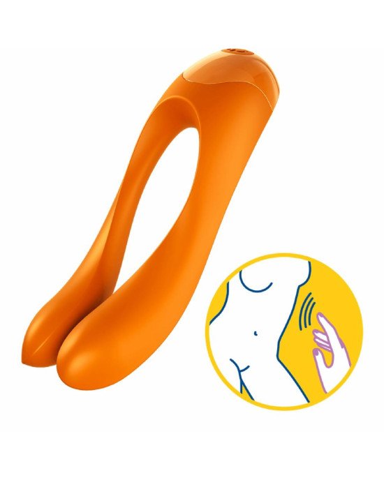 Вібратор на палець Satisfyer Candy Cane Orange Вібратор на палець Satisfyer Candy Cane Orange