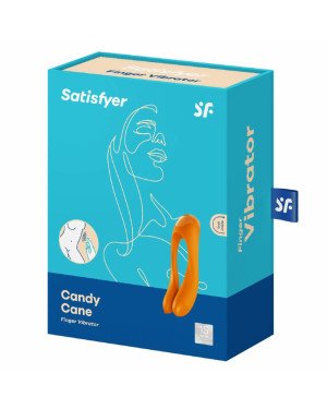 Вібратор на палець Satisfyer Candy Cane Orange Вібратор на палець Satisfyer Candy Cane Orange