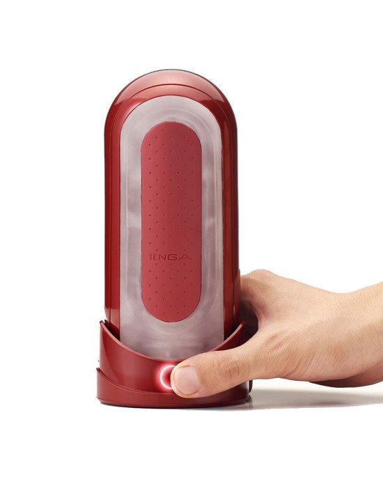 Мастурбатор з нагрівачем Tenga Flip Zero Red + Flip Warming Set Мастурбатор з нагрівачем Tenga Flip Zero Red + Flip Warming Set