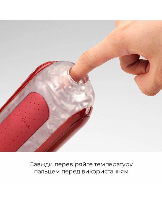 Мастурбатор з нагрівачем Tenga Flip Zero Red + Flip Warming Set Мастурбатор з нагрівачем Tenga Flip Zero Red + Flip Warming Set