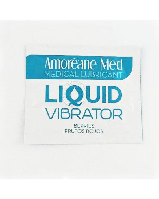 Пробник лубриканта з ефектом вібрації Amoreane Med Liquid Vibrator Berries (2 мл) Пробник лубриканта з ефектом вібрації Amoreane Med Liquid Vibrator Berries (2 мл)