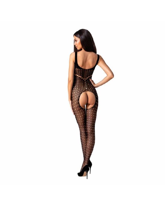 Бодістокінг з доступом до інтимних місць Passion BS078 black Бодістокінг з доступом до інтимних місць Passion BS078 black