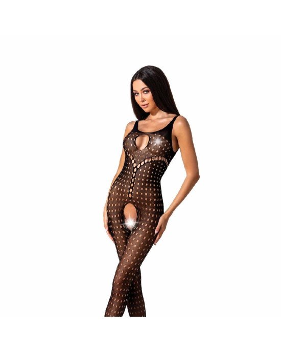 Бодістокінг з доступом до інтимних місць Passion BS078 black Бодістокінг з доступом до інтимних місць Passion BS078 black