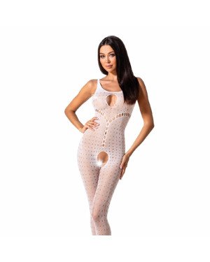 Бодістокінг з доступом до інтимних місць Passion BS078 white