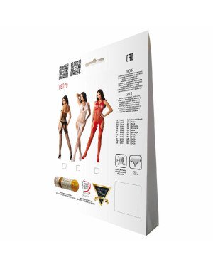 Бодістокінг з імітацією панчох Passion BS079 white Бодістокінг з імітацією панчох Passion BS079 white