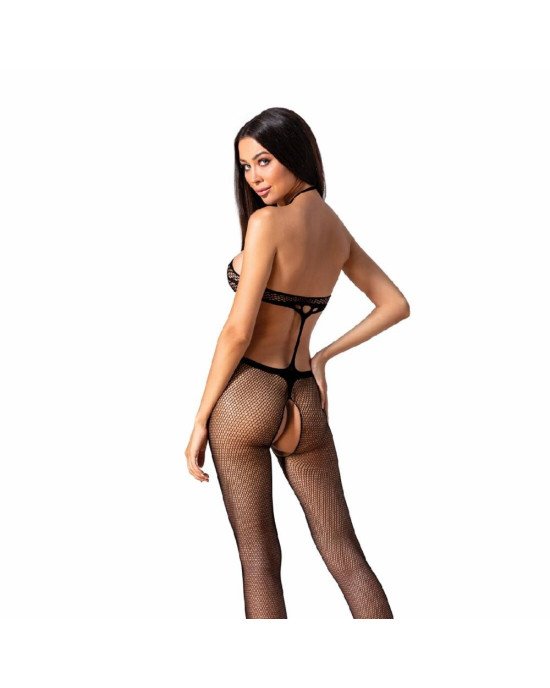 Відкритий бодістокінг Passion BS080 black Відкритий бодістокінг Passion BS080 black