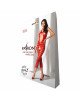 Сітчастий бодістокінг з відкритим животом Passion BS081 red Сітчастий бодістокінг з відкритим животом Passion BS081 red