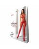 Еротичний бодістокінг Passion BS084 red Еротичний бодістокінг Passion BS084 red