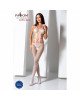 Еротичний бодістокінг Passion BS084 white Еротичний бодістокінг Passion BS084 white
