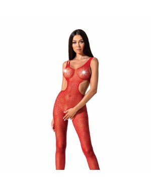Еротичний бодістокінг з малюнком Passion BS085 red