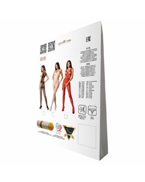 Еротичний бодістокінг з малюнком Passion BS085 white Еротичний бодістокінг з малюнком Passion BS085 white