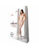 Еротичний бодістокінг з малюнком Passion BS085 white Еротичний бодістокінг з малюнком Passion BS085 white