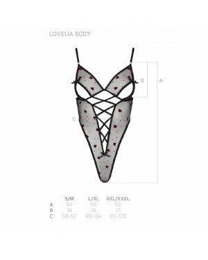 Еротичний боді з малюнком LOVELIA BODY black XXL/XXXL - Passion Еротичний боді з малюнком LOVELIA BODY black XXL/XXXL - Passion