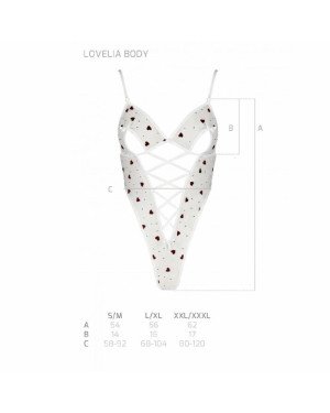 Еротичний боді з малюнком LOVELIA BODY white XXL/XXXL - Passion Еротичний боді з малюнком LOVELIA BODY white XXL/XXXL - Passion