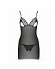 Сорочка з вирізами на грудях + стрінги LOVELIA CHEMISE black S/M - Passion Сорочка з вирізами на грудях + стрінги LOVELIA CHEMISE black S/M - Passion