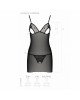 Сорочка з вирізами на грудях + стрінги LOVELIA CHEMISE black S/M - Passion Сорочка з вирізами на грудях + стрінги LOVELIA CHEMISE black S/M - Passion