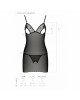 Сорочка з вирізами на грудях + стрінги LOVELIA CHEMISE black XXL/XXXL - Passion Сорочка з вирізами на грудях + стрінги LOVELIA CHEMISE black XXL/XXXL - Passion