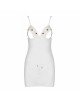 Сорочка з вирізами на грудях + стринги LOVELIA CHEMISE white XXL/XXXL - Passion Сорочка з вирізами на грудях + стринги LOVELIA CHEMISE white XXL/XXXL - Passion