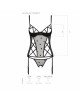 Корсет з підв'язками + стрінги LOVELIA CORSET black L/XL - Passion Корсет з підв'язками + стрінги LOVELIA CORSET black L/XL - Passion