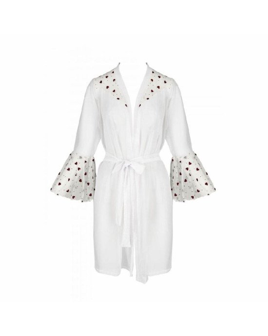 Повітряний пеньюар LOVELIA PEIGNOIR white L/XL - Passion Повітряний пеньюар LOVELIA PEIGNOIR white L/XL - Passion