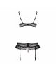Сексуальний комплект з поясом для панчіх LOVELIA SET black S/M - Passion Сексуальний комплект з поясом для панчіх LOVELIA SET black S/M - Passion