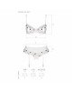 Сексуальний комплект з поясом для панчіх LOVELIA SET white L/XL - Passion Сексуальний комплект з поясом для панчіх LOVELIA SET white L/XL - Passion