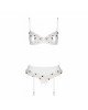 Сексуальний комплект з поясом для панчіх LOVELIA SET white L/XL - Passion Сексуальний комплект з поясом для панчіх LOVELIA SET white L/XL - Passion