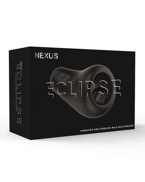 Мастурбатор Nexus Eclipse з вібрацією та стимуляцією головки Мастурбатор Nexus Eclipse з вібрацією та стимуляцією головки