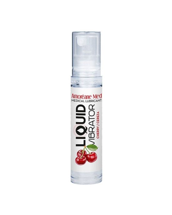 Лубрикант з ефектом вібрації Amoreane Med Liquid Vibrator Cherry (10 мл) Лубрикант з ефектом вібрації Amoreane Med Liquid Vibrator Cherry (10 мл)