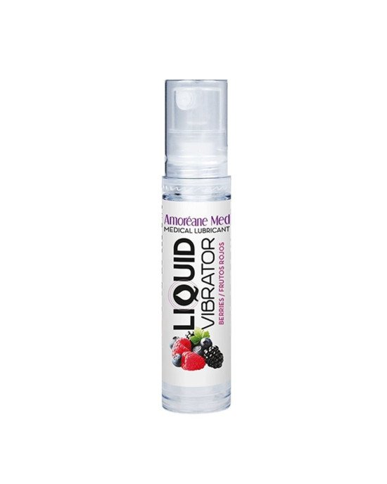 Лубрикант з ефектом вібрації Amoreane Med Liquid Vibrator Berries (10 мл) Лубрикант з ефектом вібрації Amoreane Med Liquid Vibrator Berries (10 мл)