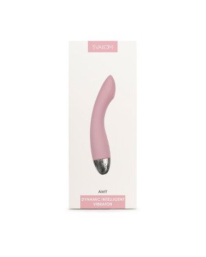 Вібратор для точки G з інтелектуальним режимом Svakom Amy Pale Pink
