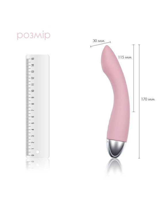Вібратор для точки G з інтелектуальним режимом Svakom Amy Pale Pink Вібратор для точки G з інтелектуальним режимом Svakom Amy Pale Pink